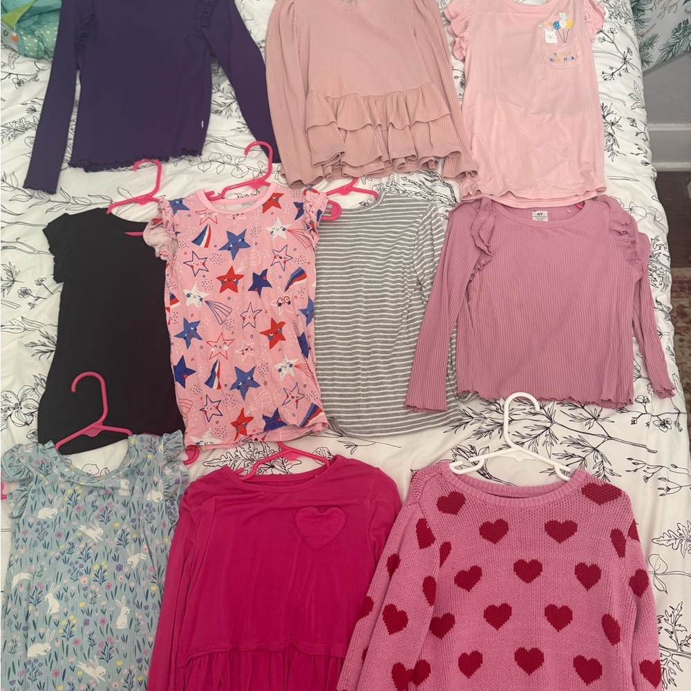 10 little sleepies shirts size 4-6